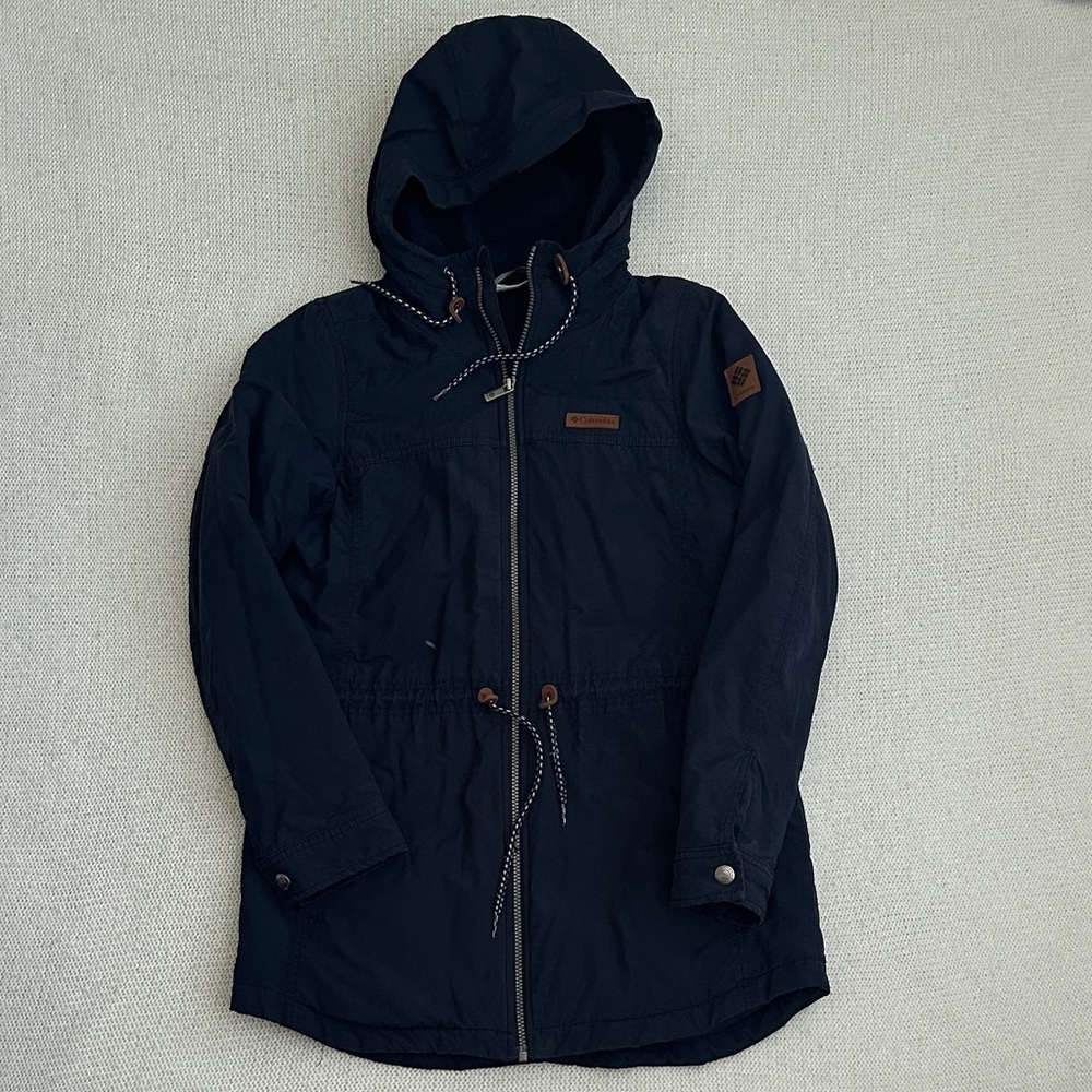 Columbia All Weather Jacket Navy Size Small
